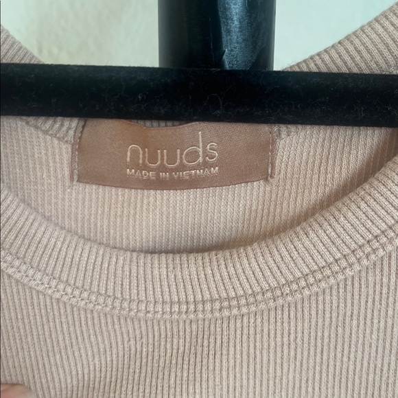 Nuuds Essential Ribbed Tank Sand - Picture 2 of 4